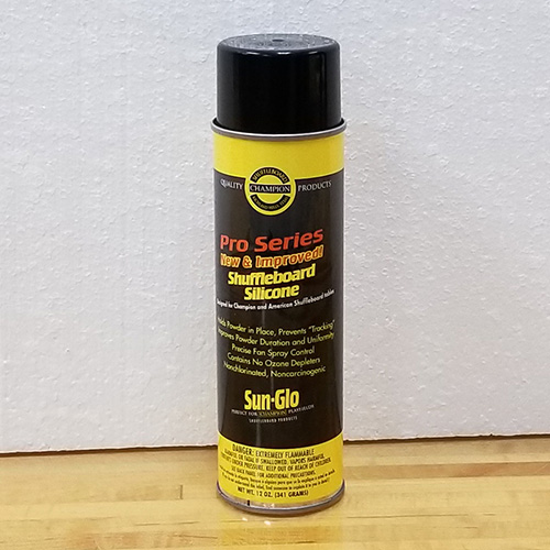 Sun-Glo Silicone Shuffleboard Spray (12 oz.) & #6 Speed Shuffleboard Powder  Wax (16 oz.) Combo