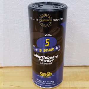 Sun Glo Shuffleboard powder / wax - 1 speed - twin pack + Silicone spray -  Maine Home Recreation